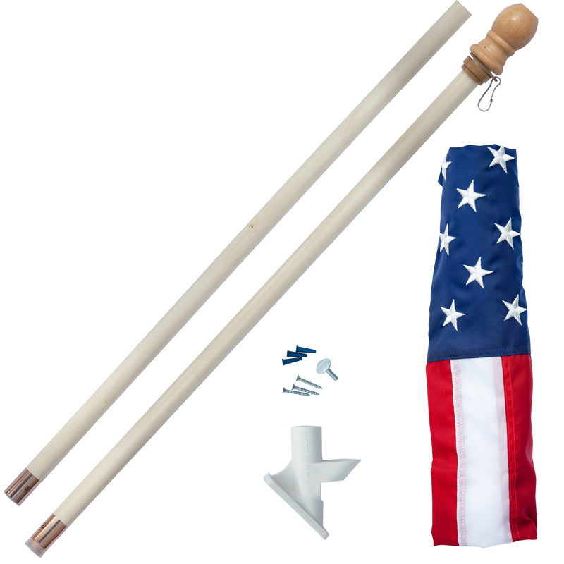 FLAG SET 2-1/2X4US NYLON