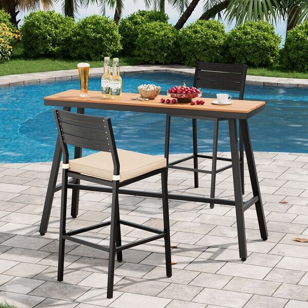 VredHom Outdoor Bar Table Bistro Dining Table