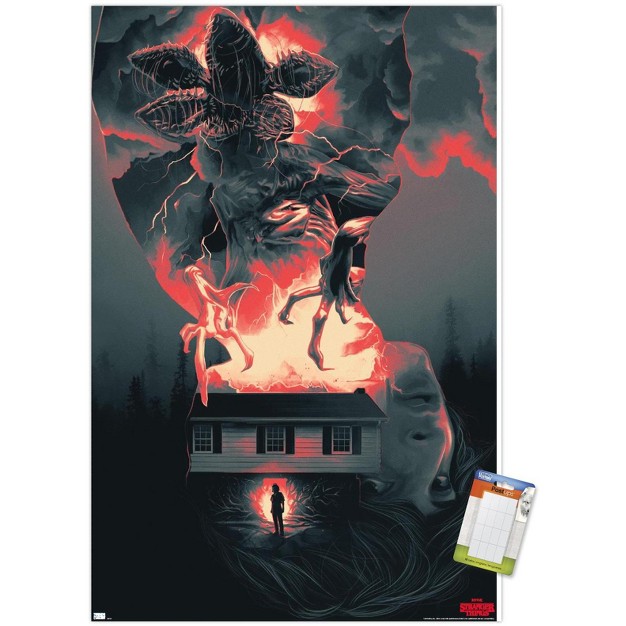 Trends International Netflix Stranger Things Silhouettes Unframed Wall Poster Prints