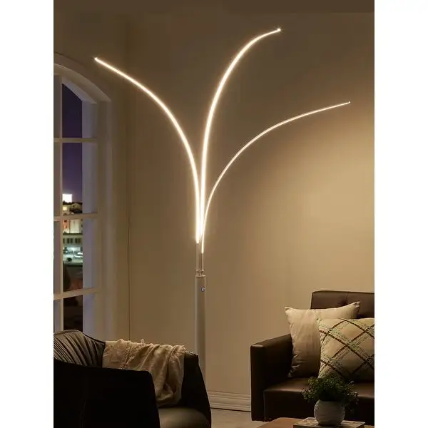 Artiva Aurora LED Arch Tree Floor Lamp, 92