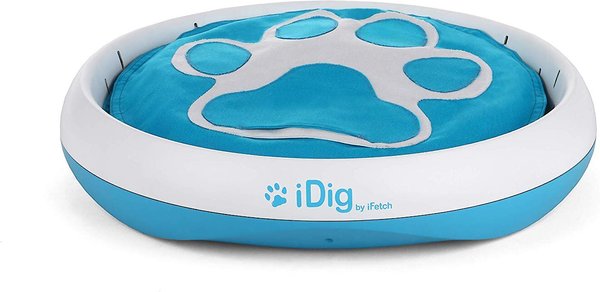 iFetch iDig Stay Dog Toy， Blue