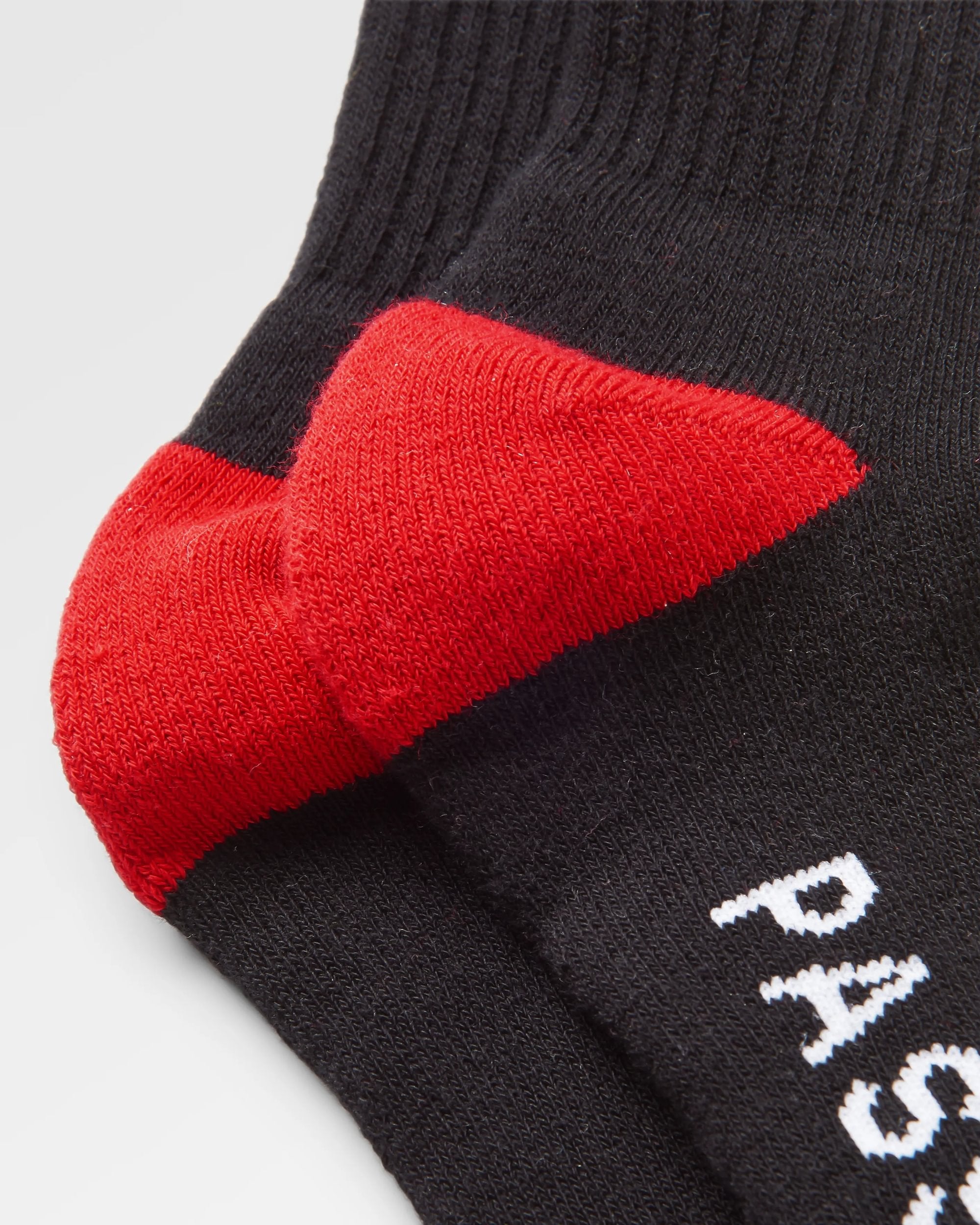 Organic Midweight Crew Socks - Black