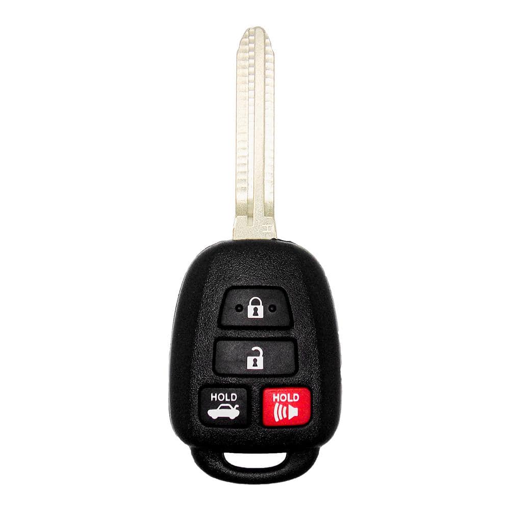 Car Keys Express Toyota Simple Key - 4 Button Remote and Key Combo with Trunk TORH-E4TZ1SK