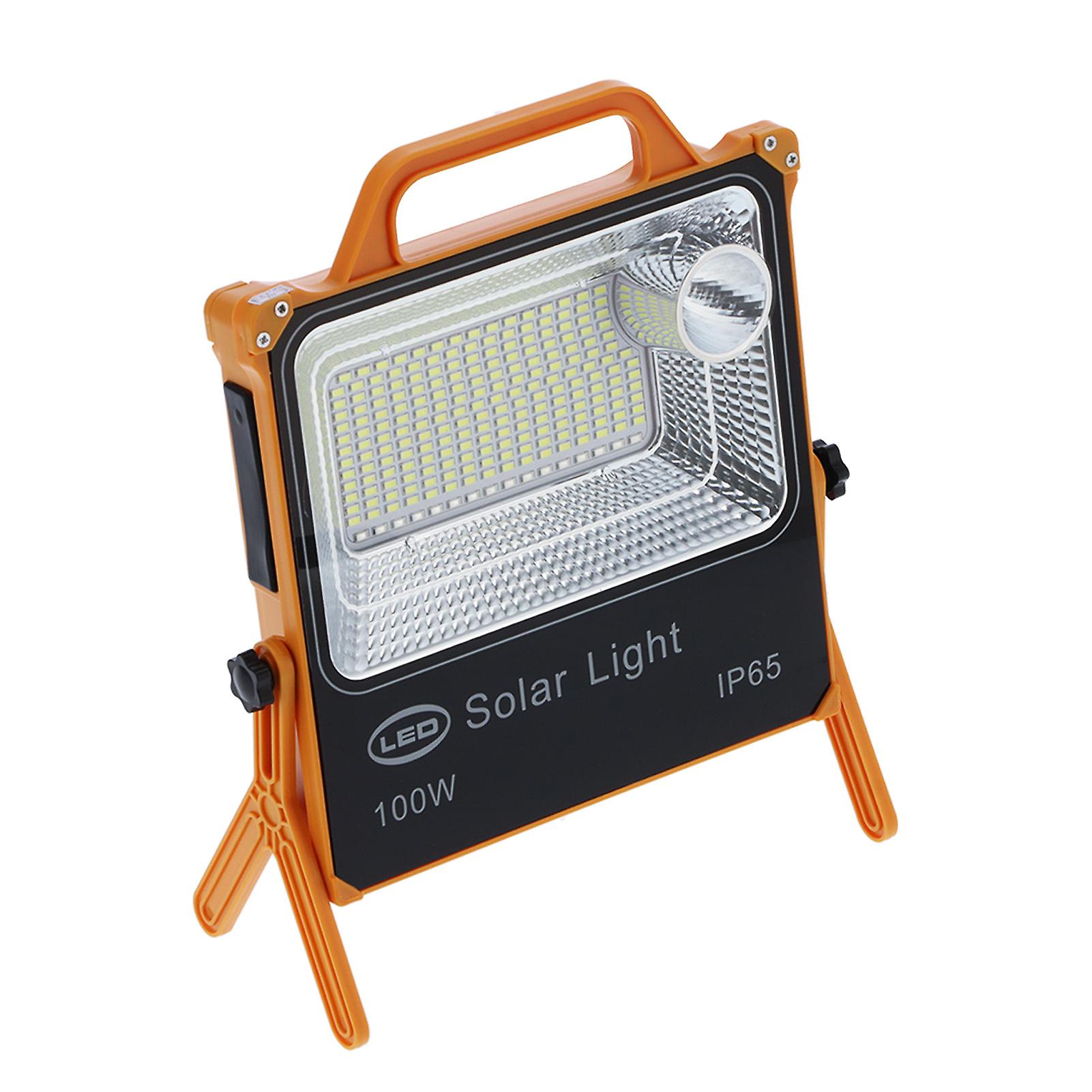 100w Solar Led Work Light Portable 222leds Hand Lamp 10000mah Battery 8000lm Brightness Camping Lamp