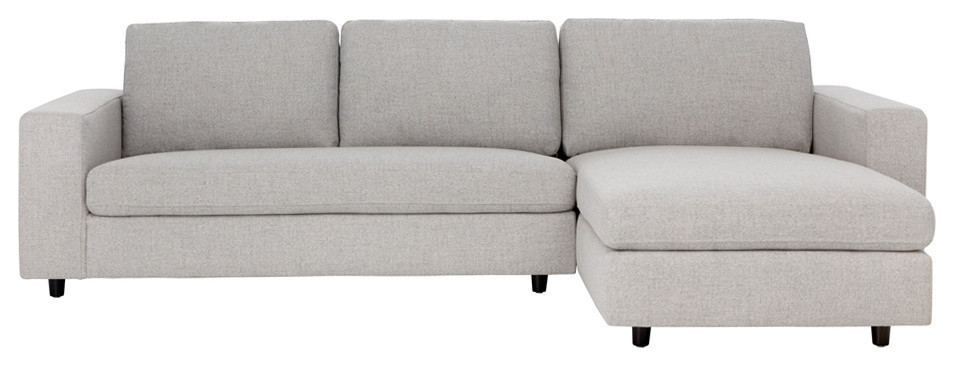 Ethan Sofa Chaise   Midcentury   Sectional Sofas   by Sunpan Modern Home  Houzz