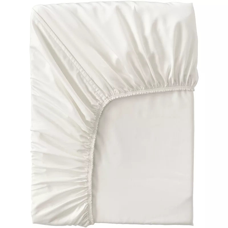 Lands' End 400 No Iron Double Fitted Sheet