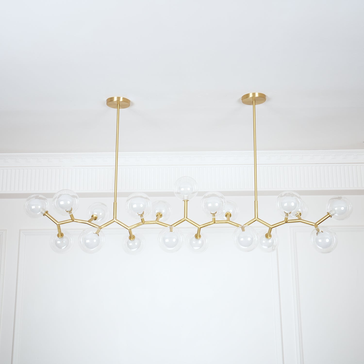 Molecular Glass Balls Chandelier