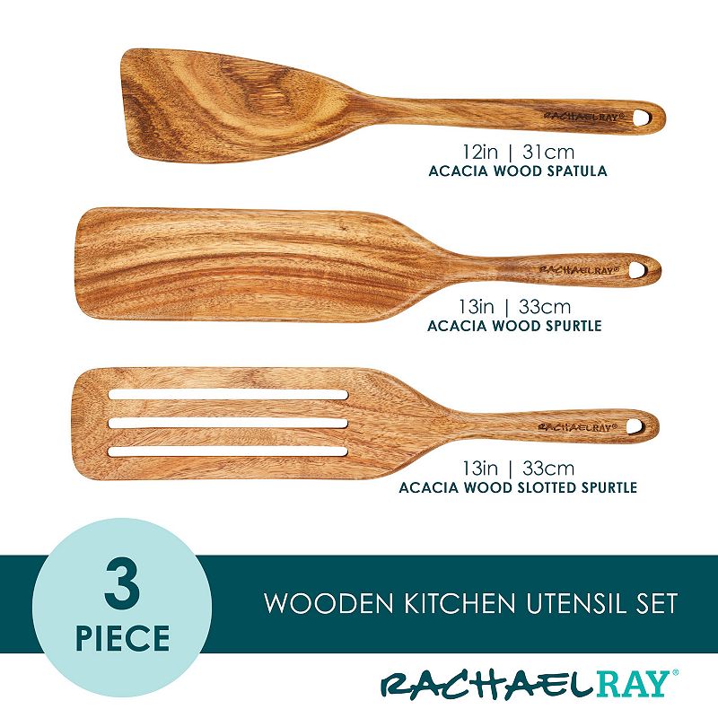 Rachael Ray? Wooden Kitchen Utensil 3-piece Set