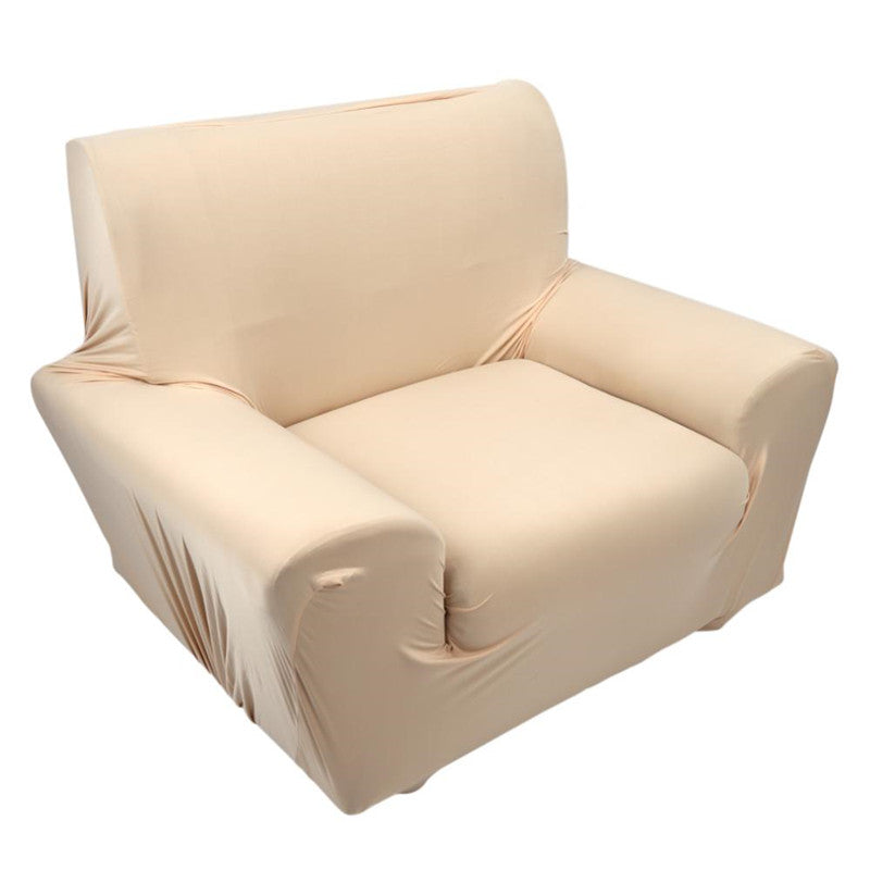 Stretch Slipcover Chair Loveseat Sofa Couch Protect Elastic Cover Sofa Slipcove Single Seater Beige