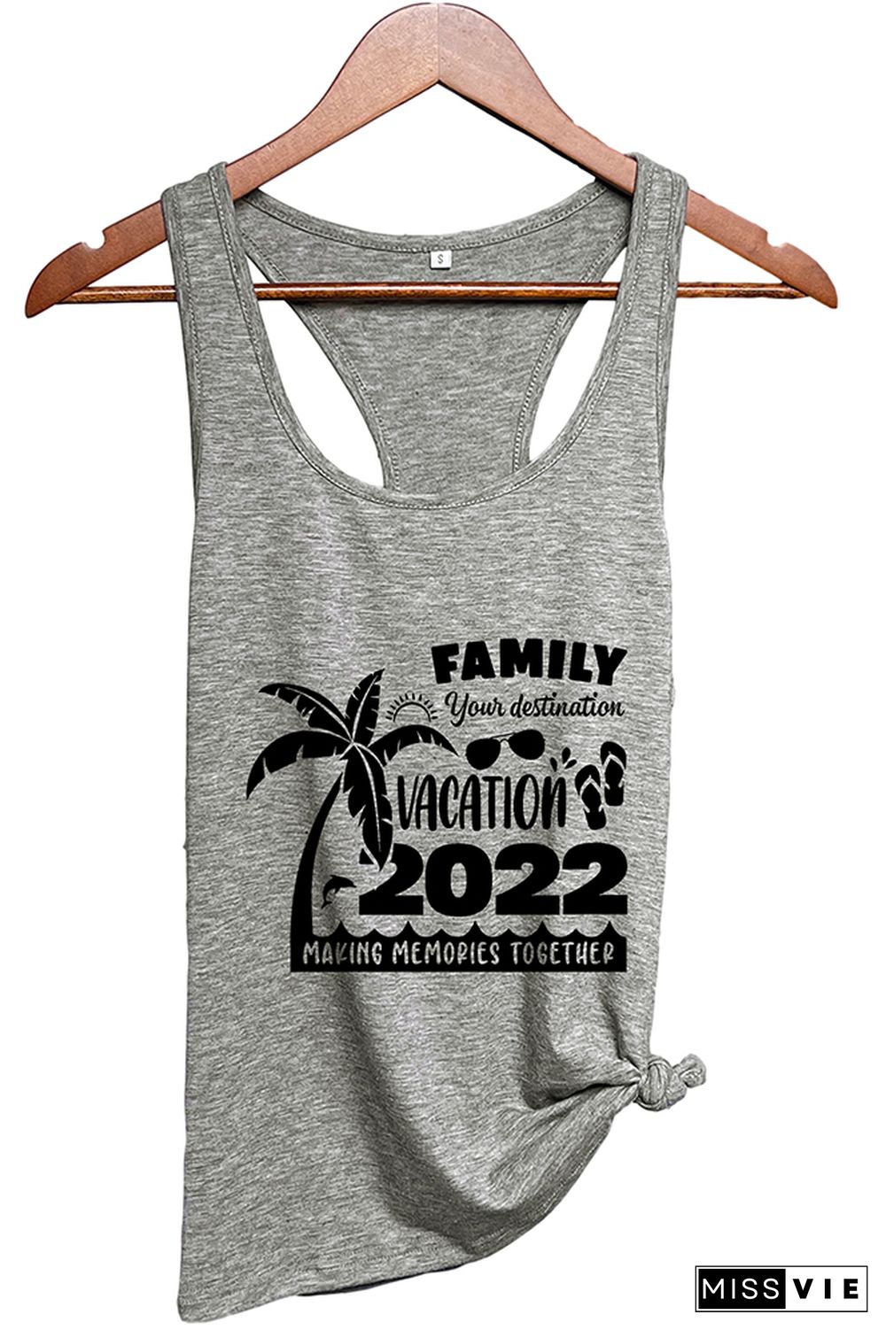 Family Vacation 2022 Graphic Tank Top Wholesale