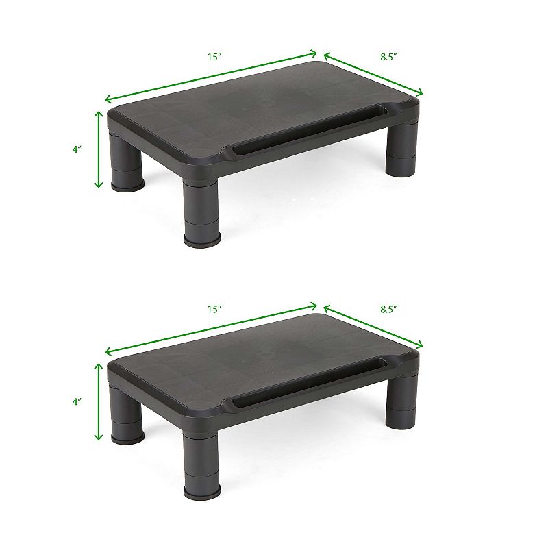 Mind Reader 2-pack Small Monitor Stand