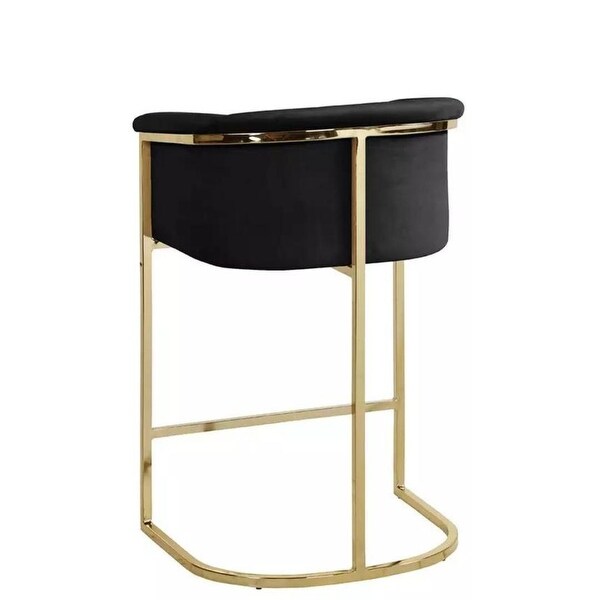 kanye Velvet Stool (set of 3)|Black