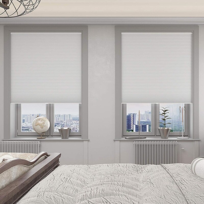 Avobird Cordless Cellular Shades Blackout Honeycomb Blinds Free Stop for Bedroom Office