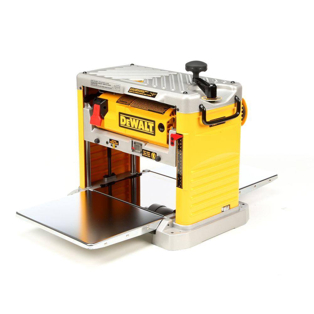 DW 15 Amp Corded 12.5 in. Planer and Mobile Thickness Planer Stand DW734WDW7350