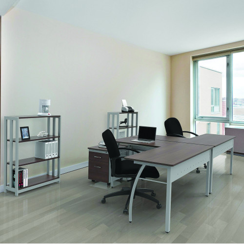 Linea Italia Trento Line L-Shaped Desk， 59.13