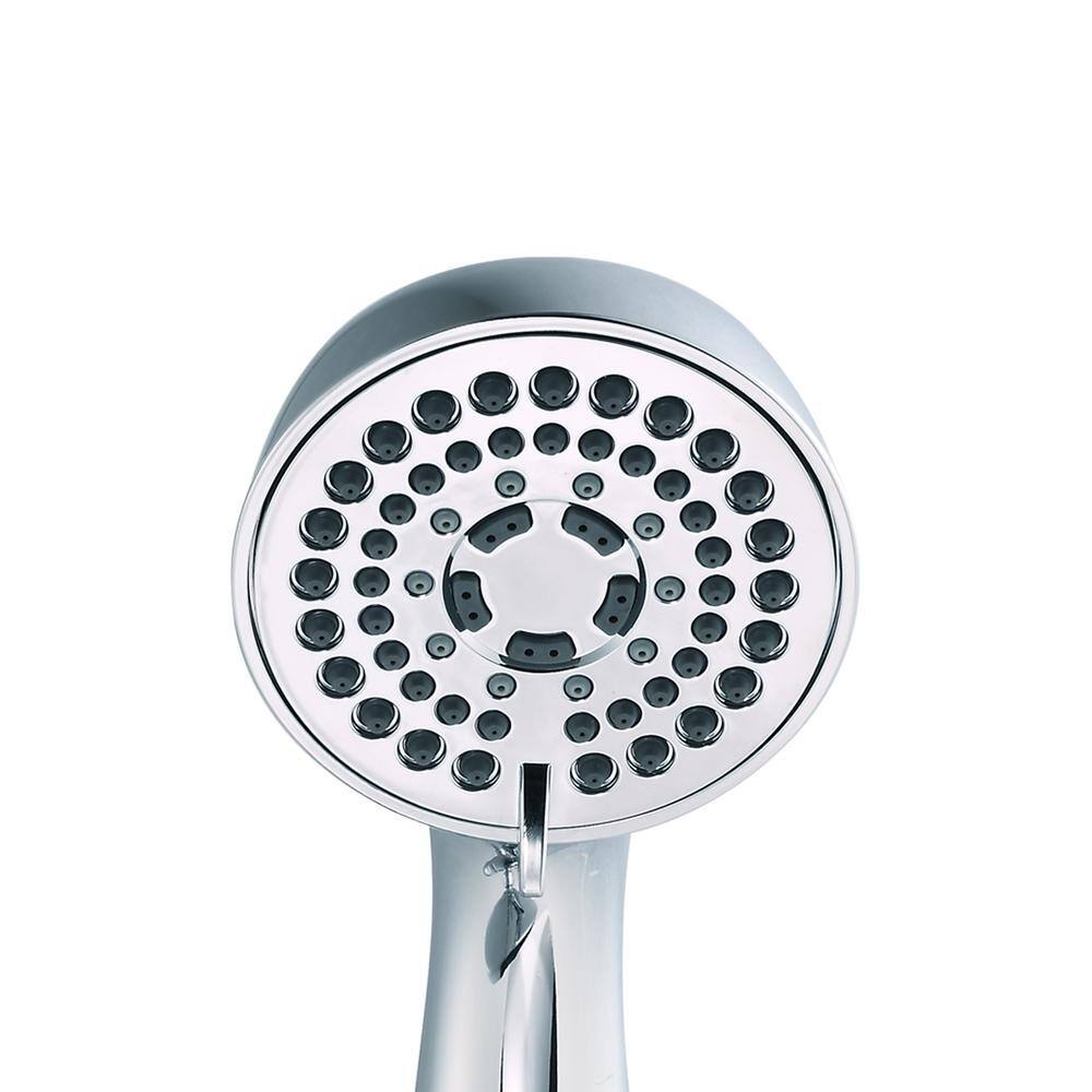 Glacier Bay 6-spray 5.5 in. Dual Shower Head and Handheld Shower Head in Chrome HD58302-0301