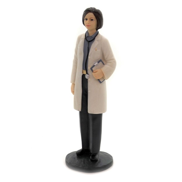 Figurine Female Doctor White One Figurine 8 0 Inches Hospital Medical 27007 Polyresin Multicolored