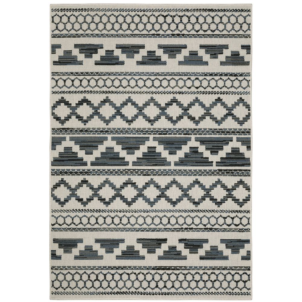 StyleHaven Trevor Distressed Abstract Indoor Outdoor Rug