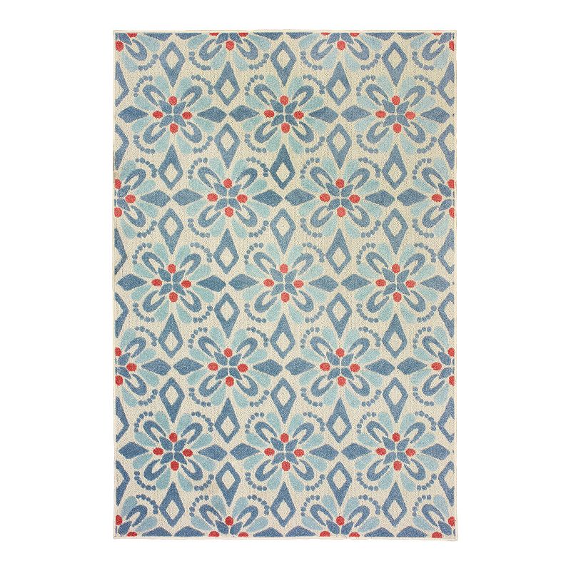 StyleHaven Belize Floral Dream Indoor Outdoor Rug