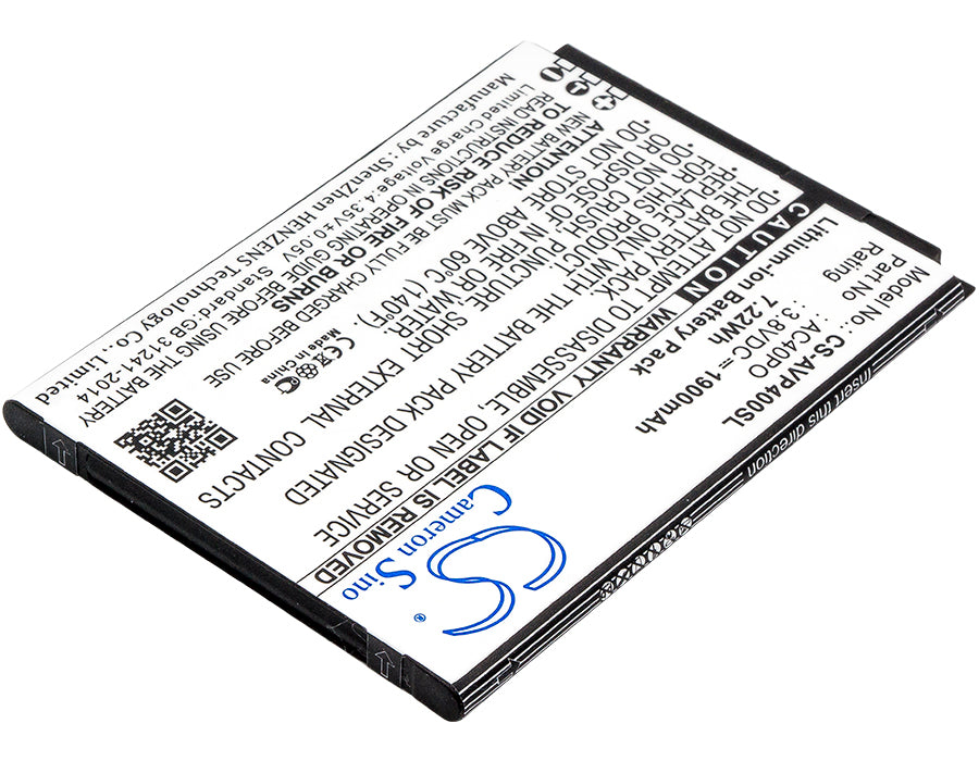 Archos 40 Power Replacement Battery BatteryClerkcom Mobile Phone