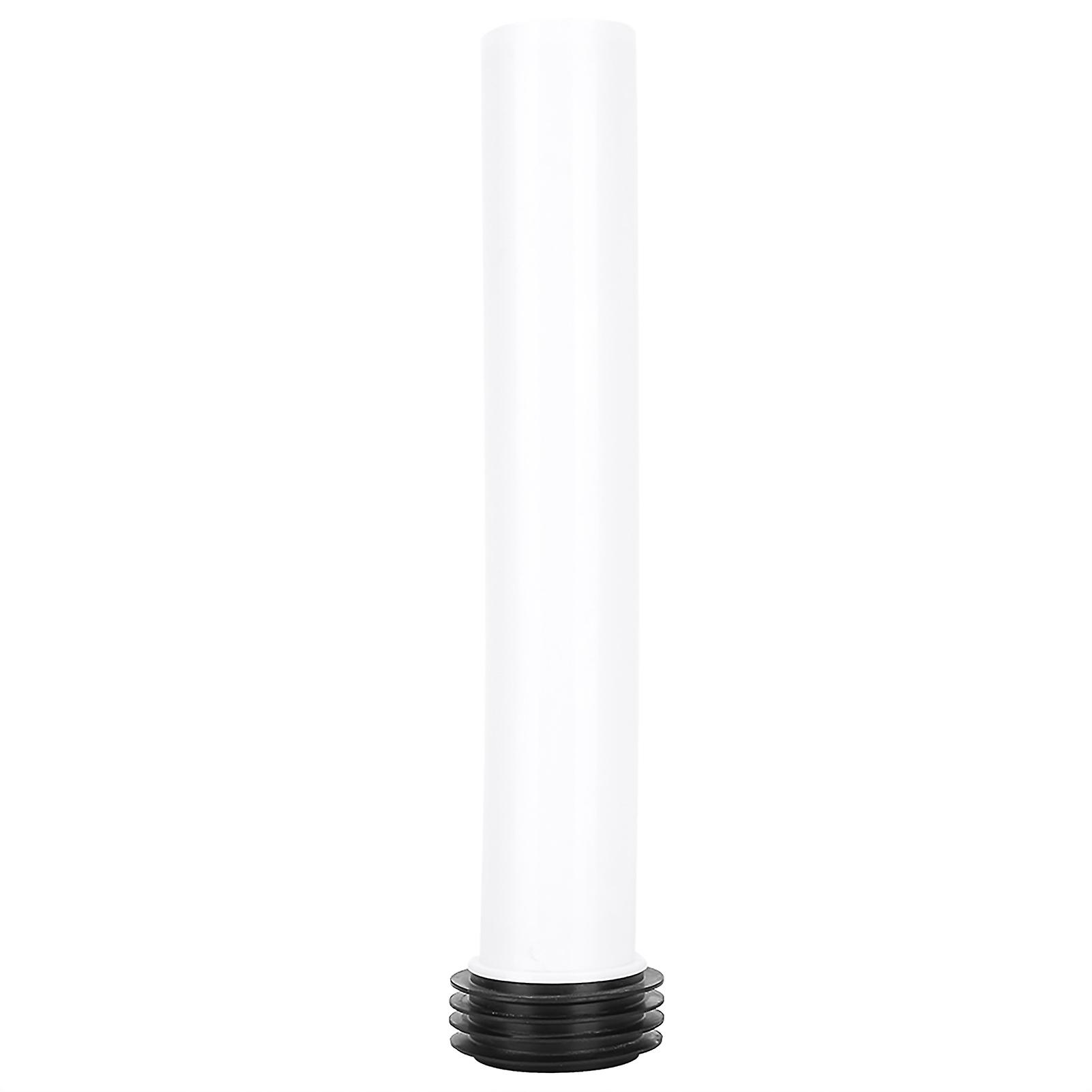 White Concealed Toilet Water Tank Straight Flush Pipe Lengthened Flushing Tube Toilet Accessory