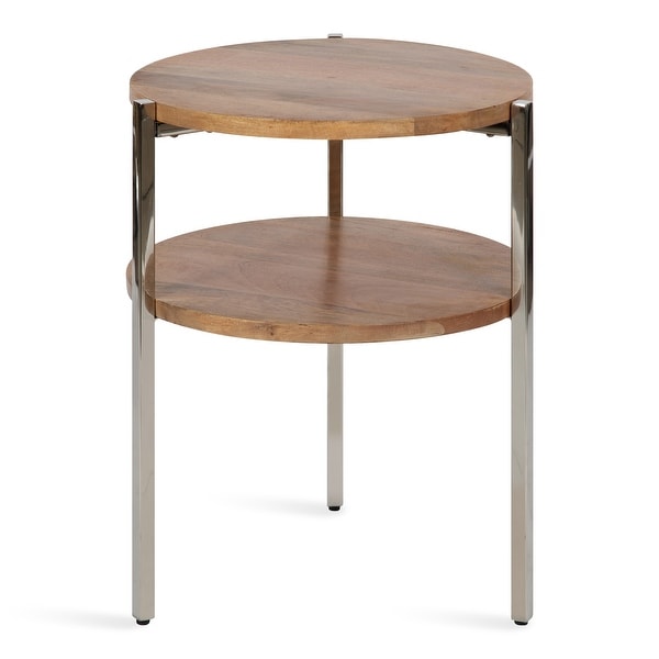 Kate and Laurel Lamaar Round Side Table - 19x19x25