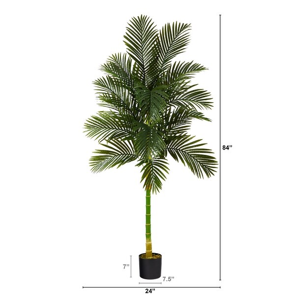 7' Golden Cane Artificial Palm Tree