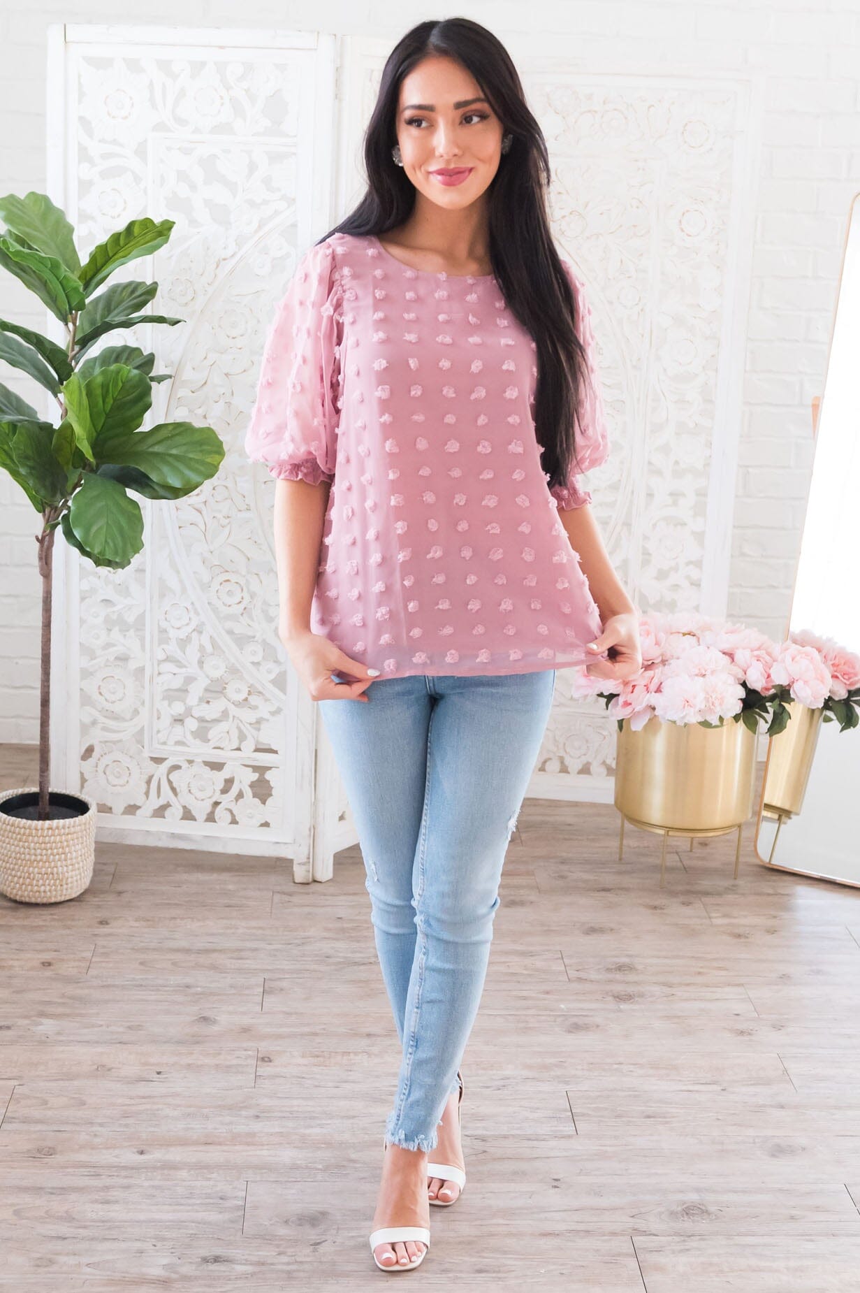 Youthful Heart Modest Blouse