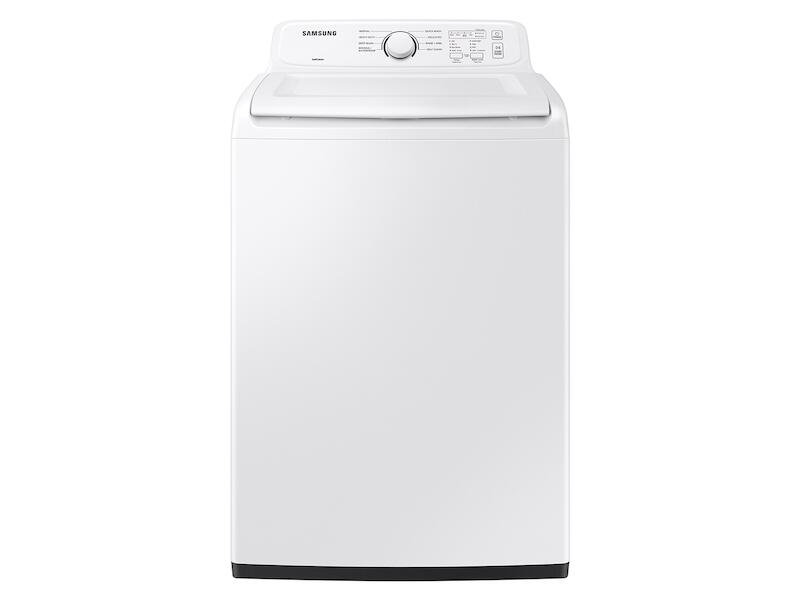 Samsung WA41A3000AW 4.1 Cu. Ft. Capacity Top Load Washer With Soft-Close Lid And 8 Washing Cycles In White