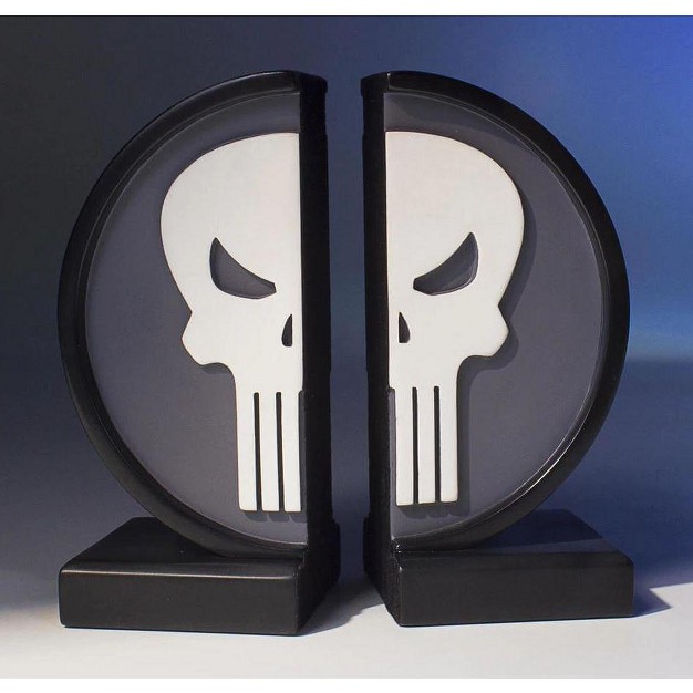 Gentle Giant Marvel Punisher Logo Resin Bookends