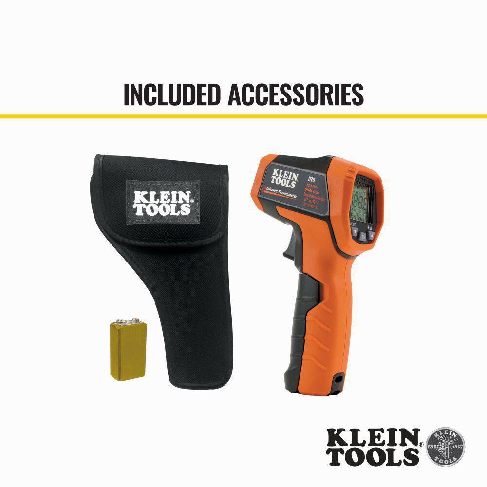 Klein Tools Digital Infrared Thermometer Dual Laser IR5