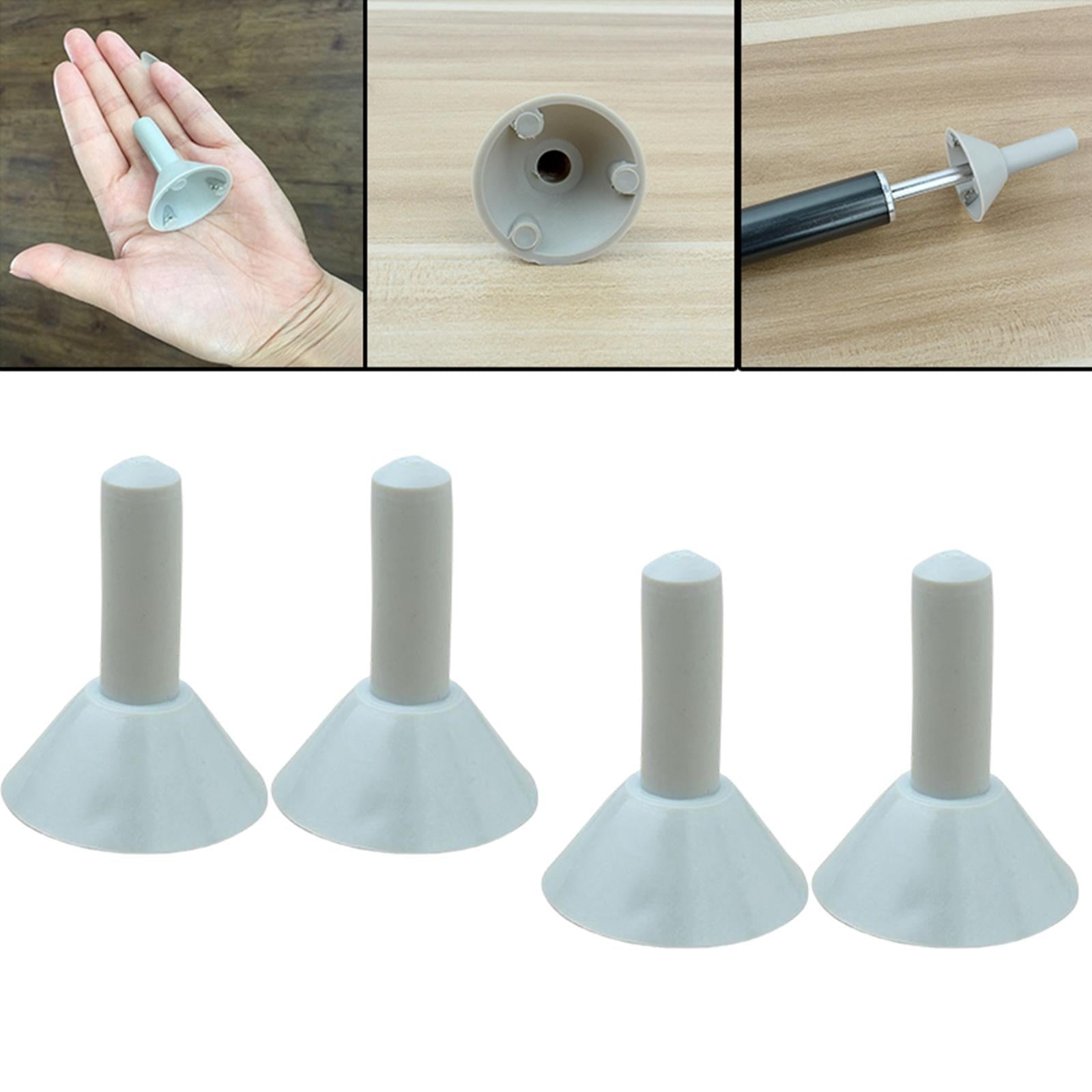 4 Pieces Tent Pole Insulation Protection Caps Insulating for Hiking Camping Grey