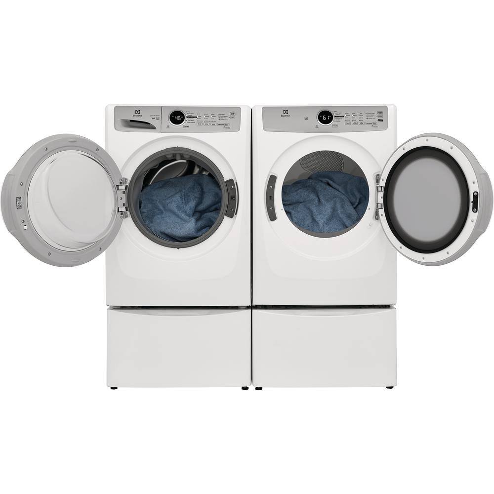 Electrolux 8 cu. ft. Electric Dryer Front Load in White ELFE7337AW