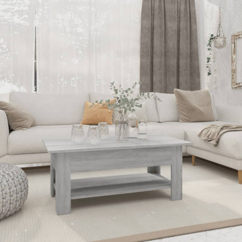 vidaXL Coffee Table End Table Living Room Sofa Table White Engineered Wood   Transitional   Coffee Tables   by vidaXL LLC  Houzz