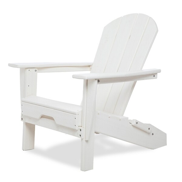 All Weather Folding Adirondack Chair，HDPE Recyclable Plastic