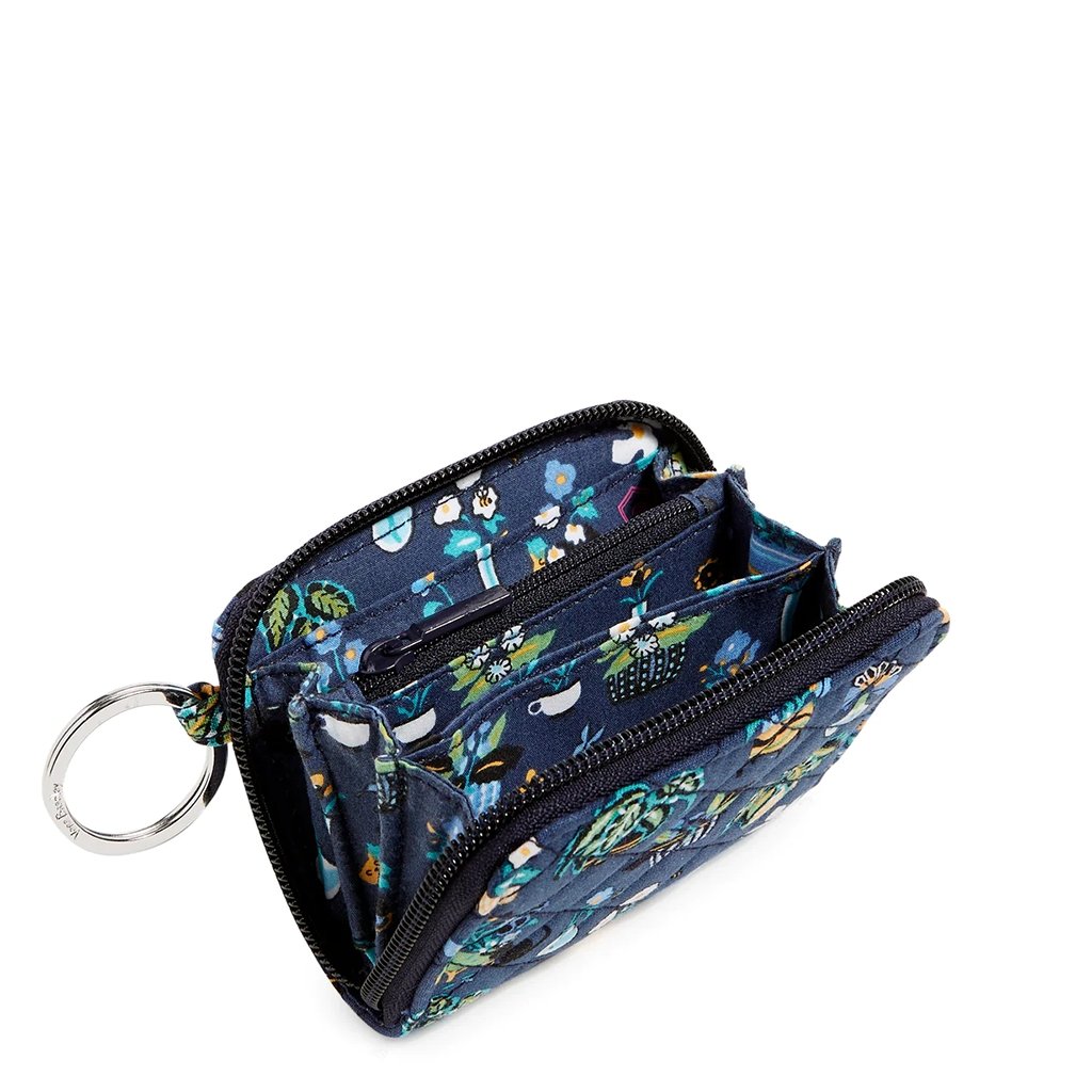 Vera Bradley  RFID Petite Zip-Around Wallet in Plants