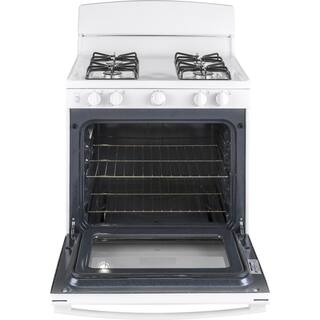 GE 30 in. 4.8 cu. ft. Freestanding Gas Range in White JGBS30DEKWW