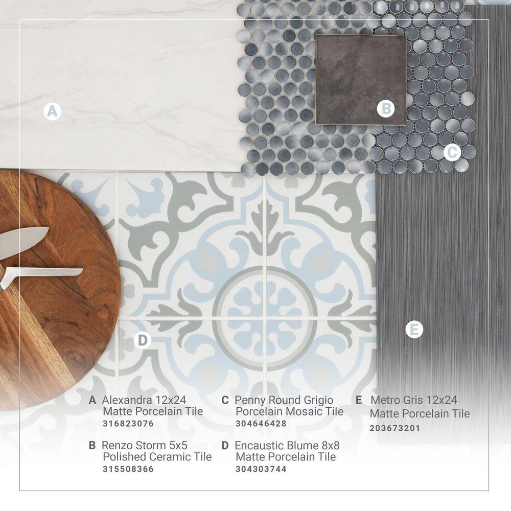 MSI Alexandra White 12 in. x 24 in. Matte Porcelain Marble Look Floor and Wall Tile (16 sq. ft.Case) NHDALEX12X24