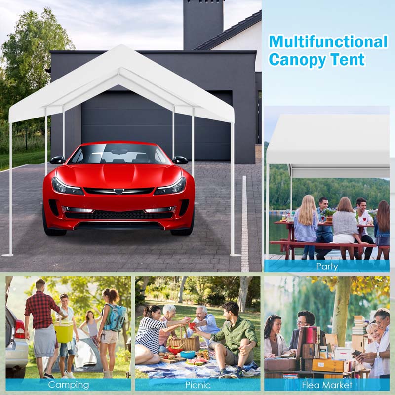 10 x 20 Feet Heavy Duty Carport Portable Garage Car Canopy Party Tent Car Shelter