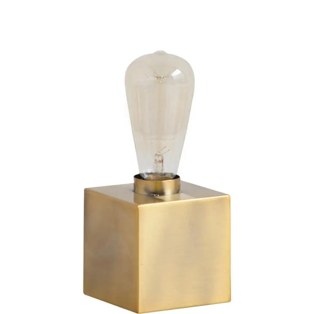 Mercana Visio II Goldtone Brass Metal Table Lamp