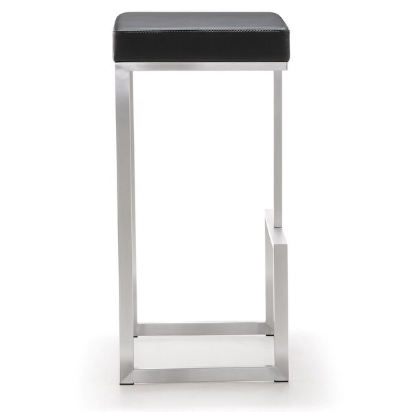 Ferrara Stainless Steel Barstool (Set of 2)