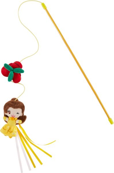 Disney Princess Belle Teaser Wand Cat Toy with Catnip