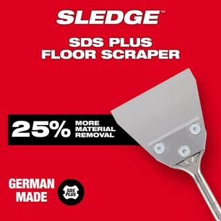 MW 5 in. x 10 in. SLEDGE SDS-PLUS Floor Scraper 48-62-6046