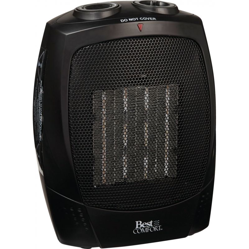 Best Comfort Ceramic Space Heater Black 12.5A