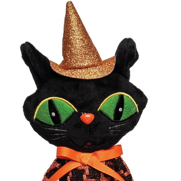 Gallerie Ii Cat Halloween Dangle Leg Shelf Sitter Figure Decor