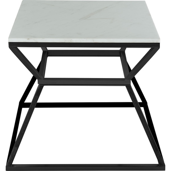 Adore Decor Audrey Marble Side Table