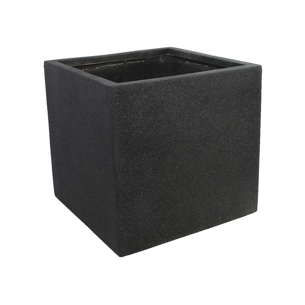 RHINE SQUARE POLY PLANTER (set of 2)