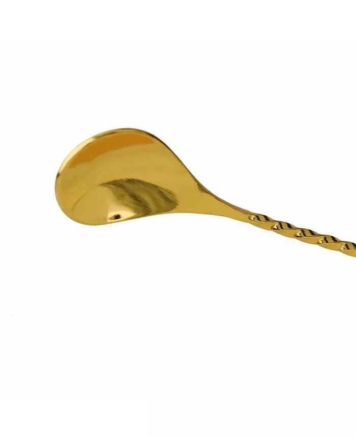 Prince of Scots 24K Gold-Plate Tear Drop Bar Spoon