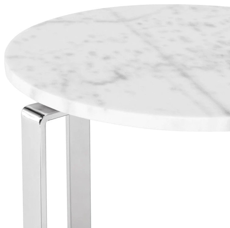 Chandler Silver Side Table   Contemporary   Side Tables And End Tables   by V.S.D Furniture  Houzz