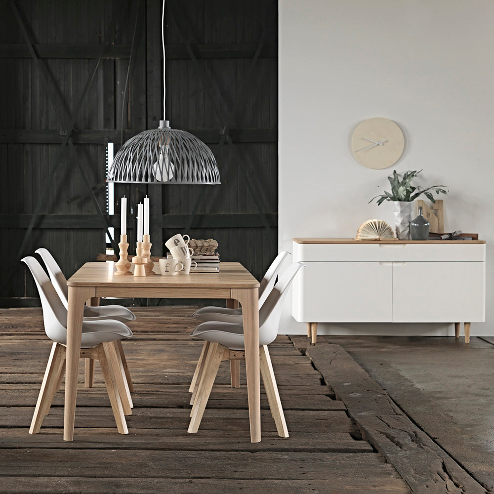 SIENNA Extendable Dining Table 160-210cm -  Natural